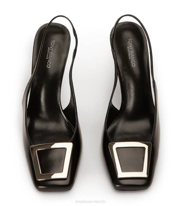 Stöckelschuhe| de Tony Bianco Frauen Ruski-Absätze Schwarz hochglänzend 4624127